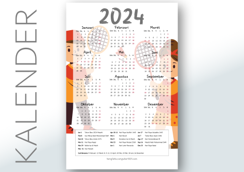Kalender 2024 Badminton