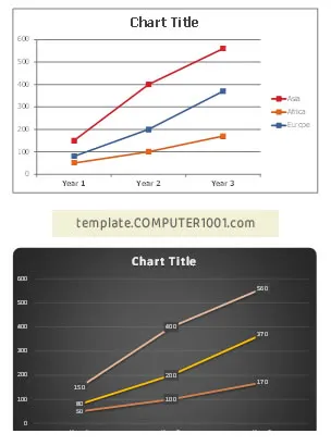 Line Chart Excel Templates Free Download