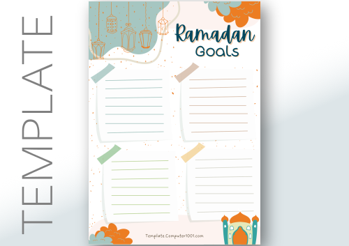 Ramadan Weekly Planner Template PDF