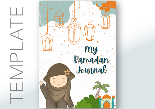 Ramadan Journal Cover Page Template PDF