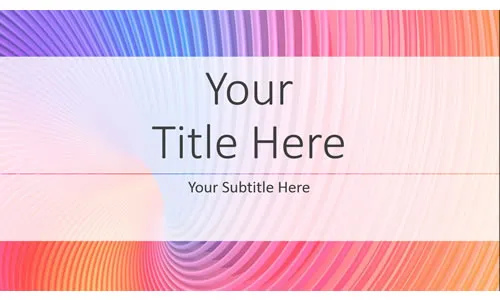 3D Colorful Gradient Background PowerPoint