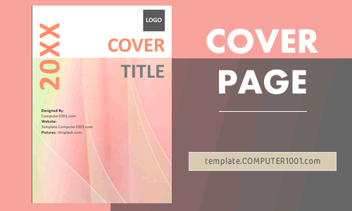 3D Pink Abstract Template Cover