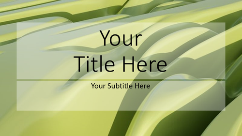 Background PowerPoint Green Abstract