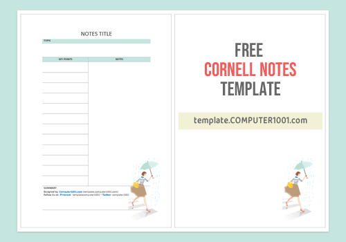 Girl5 Cornell Notes Template
