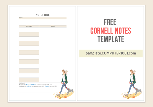 Girl6 Cornell Notes Template