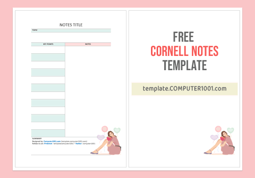Girl8 Cornell Notes Template