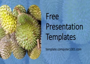 Free Durian PPT Template