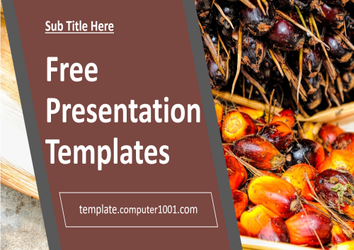 Palm Oil Agriculture PPT Template