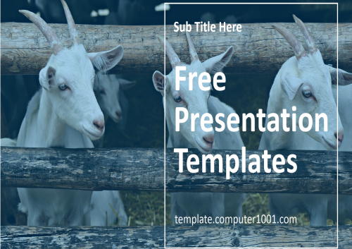 Goat Farm PPT Template