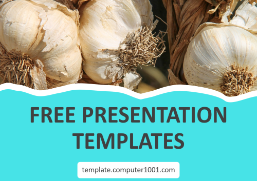 Garlic Ppt Template Bawang Putih Free Download