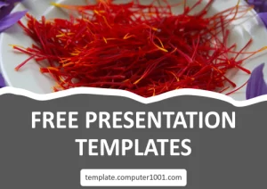 Saffron Ppt Template Free Download