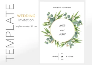 07 Editable Wedding Invitation Word Template Free