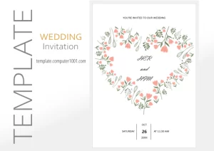 10 Editable Wedding Invitation Word Template Free Download