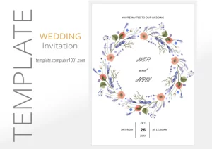 12 Editable Aesthetic Wedding Invitation Word Template Free Download